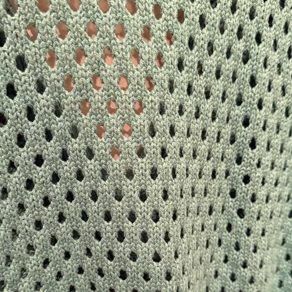 Beach Riot Turquoise V-Neck Sweater - Picture 6 of 7